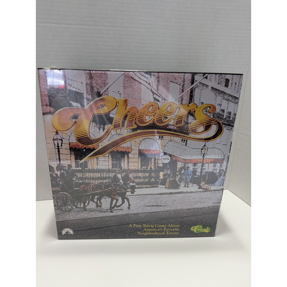 Cheers Board Game 1992 Vintage Trivia Classic Games Paramount Factory Sealed